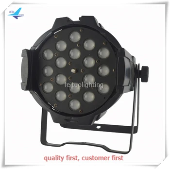 

8 pieces 18*10w zoom led par 64 rgbw 4in1 led par light for dj