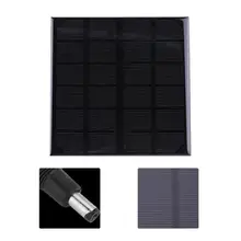 3W 6V Solar Panel DC Output Monocrystalline Silicon Solar Panel Module Battery Lamp Charger Power Supply xinpuguang 600w solar system kit 6 100w solar panel monocrystalline silicon cell photovoltaic module home roof power generation
