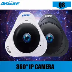 Q8 HD 960 P 1.3mp 360 градусов панорамный Мониторы Fisheye WI-FI ИК инфракрасный Камера VR Камера с двухстороннее аудио /детектор движения