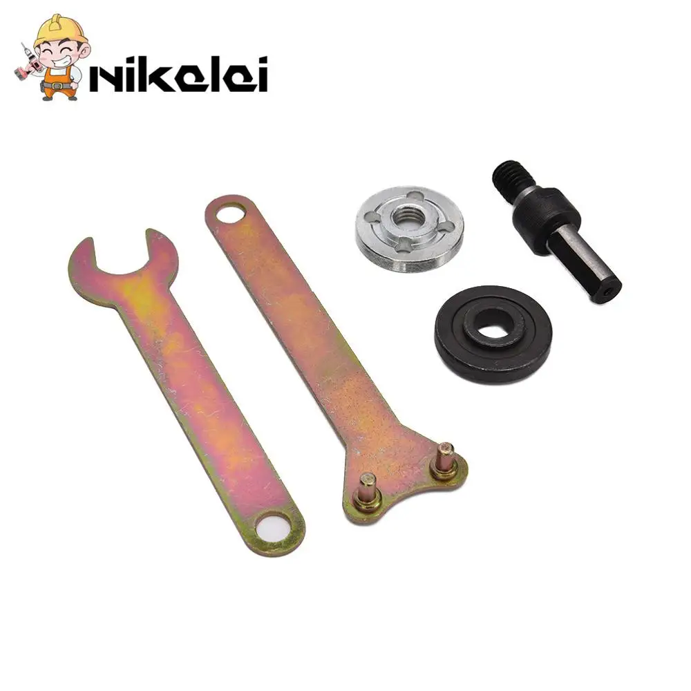 

5pcs/set Electric Drill Variable Angle Grinder Accessories 10mm Connecting Rod Converter Set Drill Conversion Grinding Tools