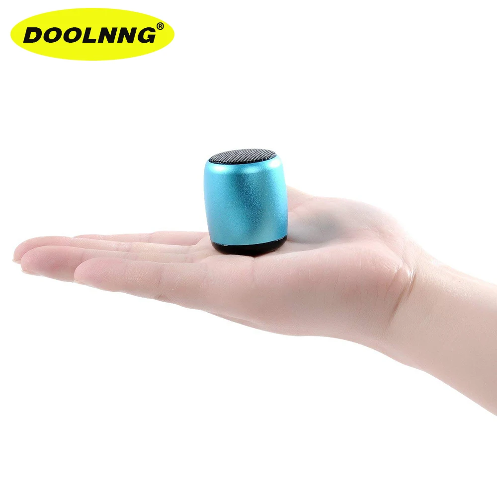 DOOLNNG карманный мини портативный TWS Bluetooth динамик беспроводной сабвуфер селфи
