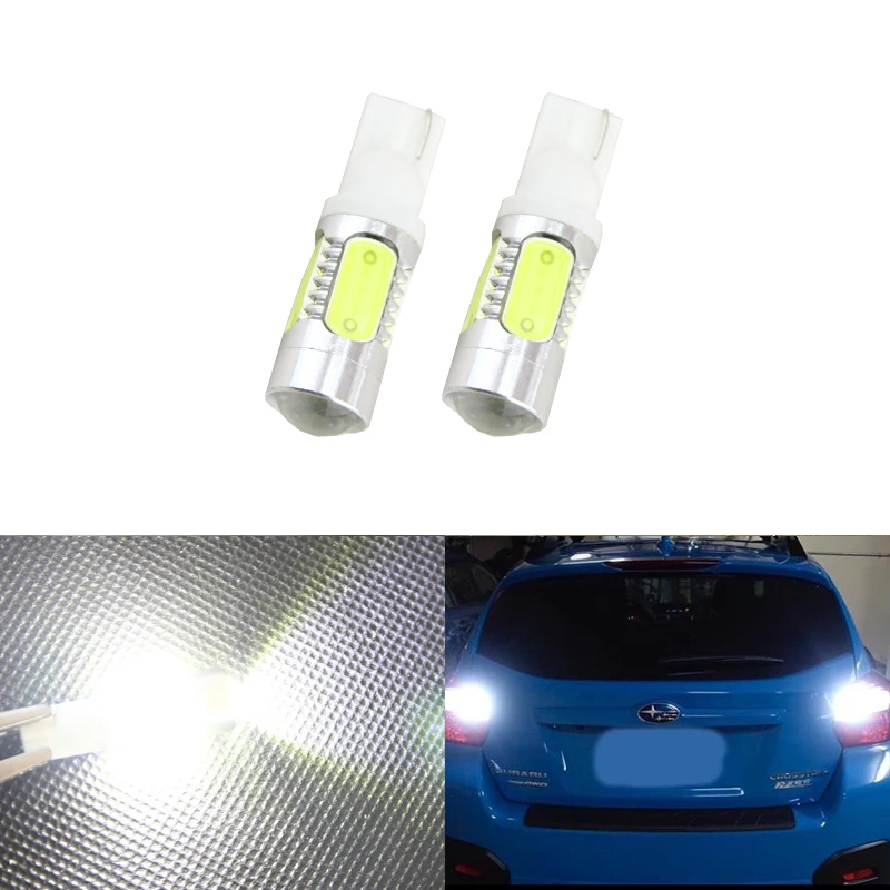 2PCs Xenon White Led Bulbs For Subaru XV Crosstrek 2013 2017 Backup