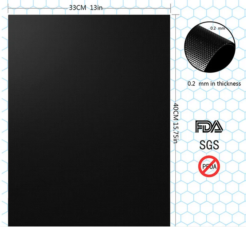 XMT-HOME тефлоновый коврик для барбекю коврик для жарки антипригарный многоразовый напольный коврик для жарки барбекю гриль Жарка колодки 5 шт