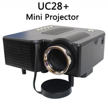 Многомерным UNIC UC28 + бытовая мини СВЕТОДИОДНЫЙ проектор Компьютер TV USB флэш-карты SD и DVD proyector видеопроектор