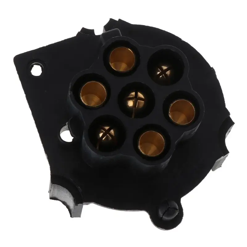 دائم 12 V 7 دبوس البلاستيك الأوروبية مقطورة المقبس السحب بار الكهرباء موصل مع حلقة مطاطية