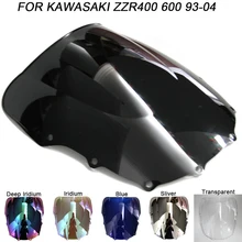 Для 93-04 Kawasaki ZZR400 ZZR600 мотоцикл ветровое стекло Обтекатели аксессуары 1993 1994 1995 1996-2004