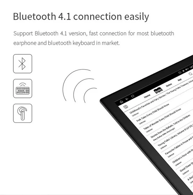 New Model e-Book BOYUE Likebook note 10.3 inch Ebook reader wifi/microphone Type C e Book e-Reader Touch Screen Backlight e-ink