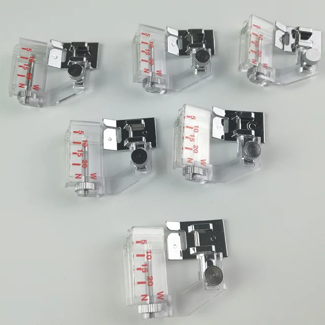 40PCS Bias Binding Foot Silver Adjustable Bias Binder Presser Foot Magnificent Sewing Machine Binding Foot 40PCS Bias Binding Foot Silver Adjustable Bias Binder Presser Foot Magnificent Sewing Machine Binding Foot