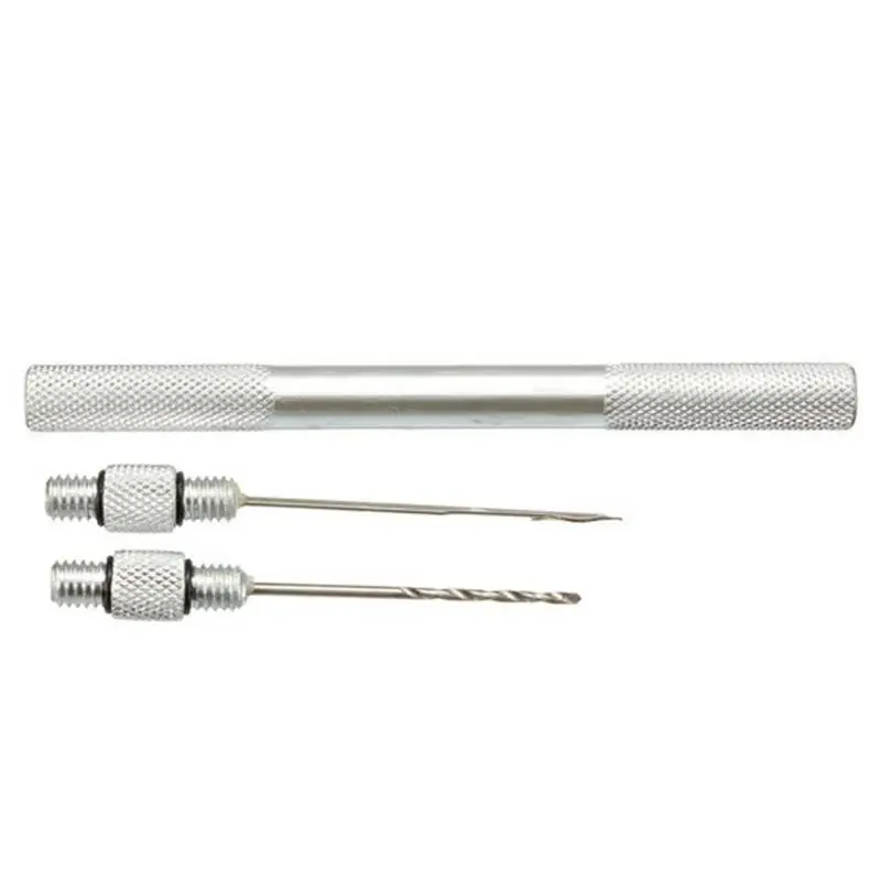 

3-in-1 Carp Strong Fishing Rigging Bait Needle Kit Tool Set Bait Boilie Drill Stringer Needle with Nonslip Aluminum Alloy Handle