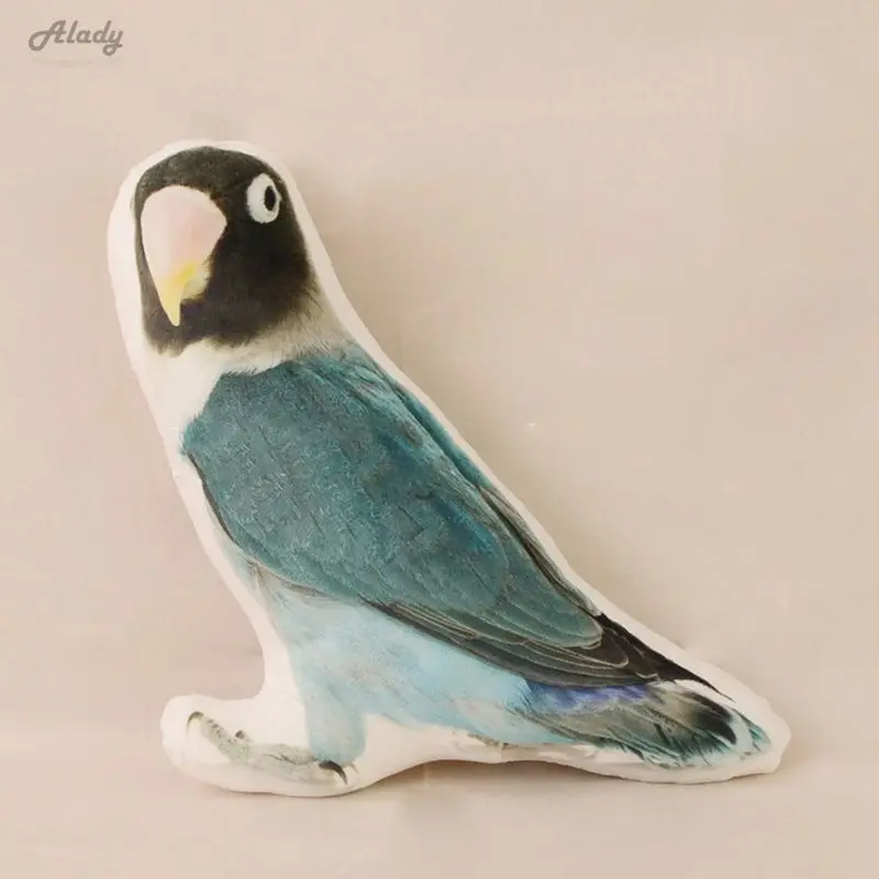 

Creative 3D Parrot Cushion Cartoon Nap Pillow Pet Car Plush Cushions Sofa Seat Cushion Almofadas Home Decor Textile Cojines