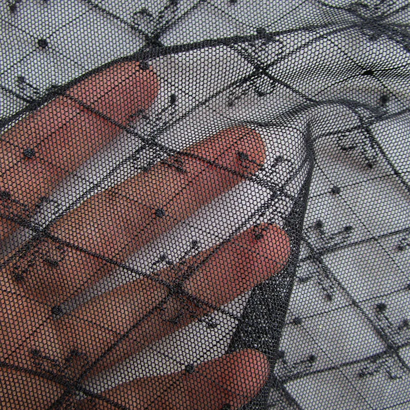 1 ярд спандекс Мягкая жаккард кружевная бабочка из ткани для свадебного платья