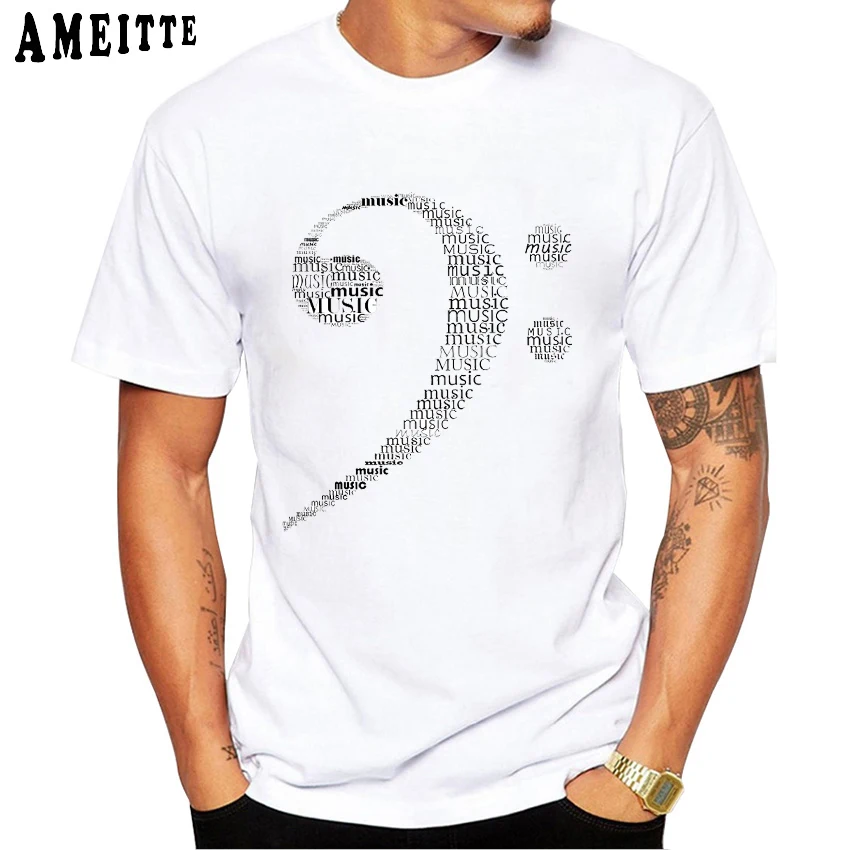 

Hip Hop Summer Fashion Men Short Sleeve Typographic fa key Design T Shirt Funny Musical Letter Art Print Man Tops Cool Boy Tees