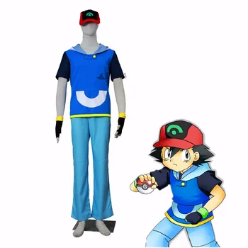 

Athemis Pokemon Ash Ketchum cosplay Ash Ketchum cosplay costume OLM TEAM OTA 4 style
