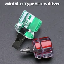 Мини отвертка инструменты 6x14 мм противоскользящая отвертка Philips bits односторонняя