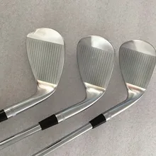 Левая рука SM7 Клин SM7 клюшка для гольфа серебро SM7 гольф-клубов 50/52/54/56/58/60 градусов стальной вал с крышкой головы