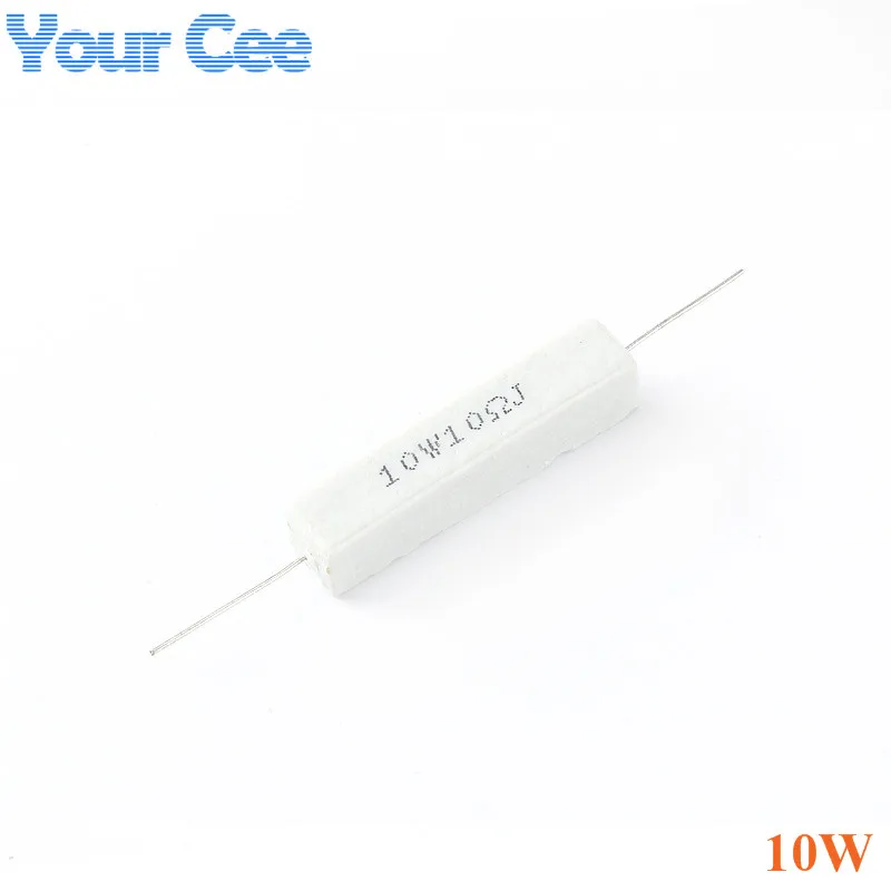 10 piezas de cerámica resistencia 10 W 1R ~ 25R ohm 5% de cemento resistencia 1R 2R 5R 8R 10R 15R 20R 25R componente electrónico 1ohm 2ohm 5ohm 8ohm 10 piezas de cerámica resistencia 10 W 1R ~ 25R ohm 5% de cemento resistencia 1R 2R 5R 8R 10R 15R 20R 25R componente electrónico 1ohm 2ohm 5ohm 8ohm