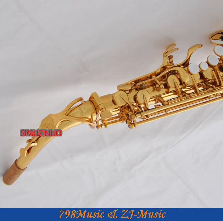 Профессиональный электрофорез Золотой альтсаксофон, саксофон жемчужный чехол для ключа с чехлом