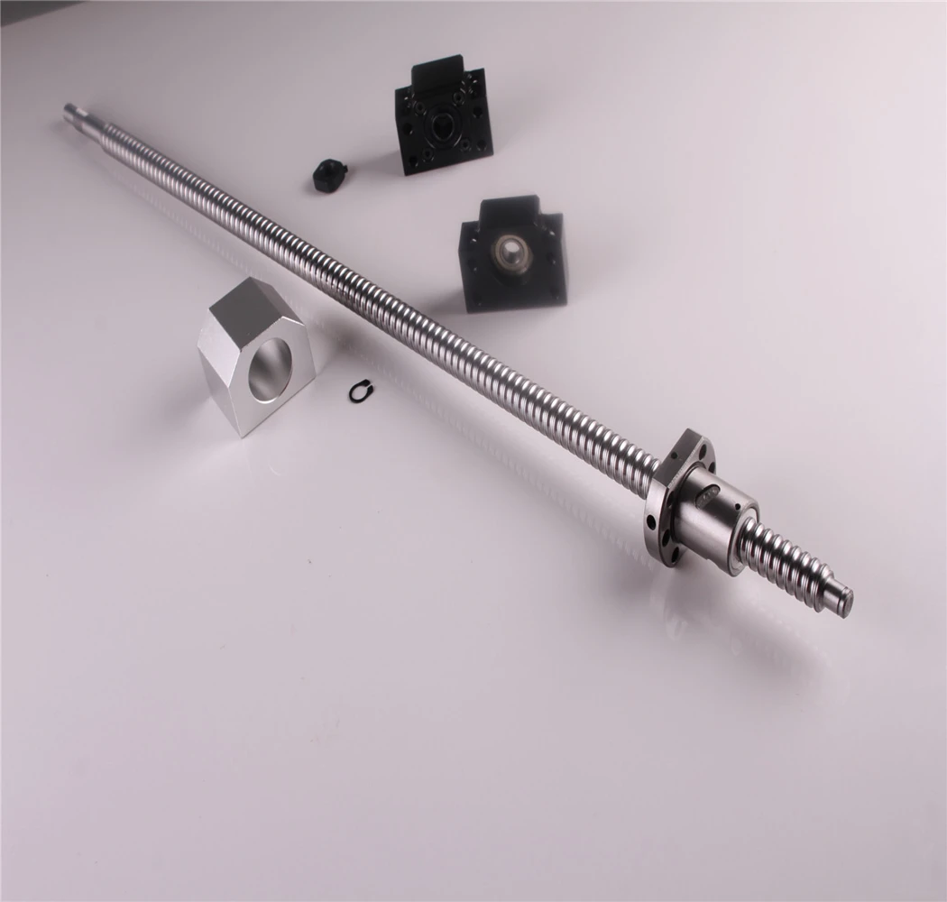 

New Ballscrew SFU1605-360mm with nut + 1 set BK/BF 12 + Nut Housing for CNC US