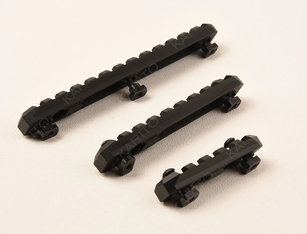 Aluminum alloy CNC 3 pcs M LOK red dot picatinny rail