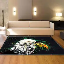 Ковёр для гостиной в скандинавском стиле с принтом орла мягкий фланелевый Противоскользящий коврик для чайного стола прикроватные Коврики для спальни