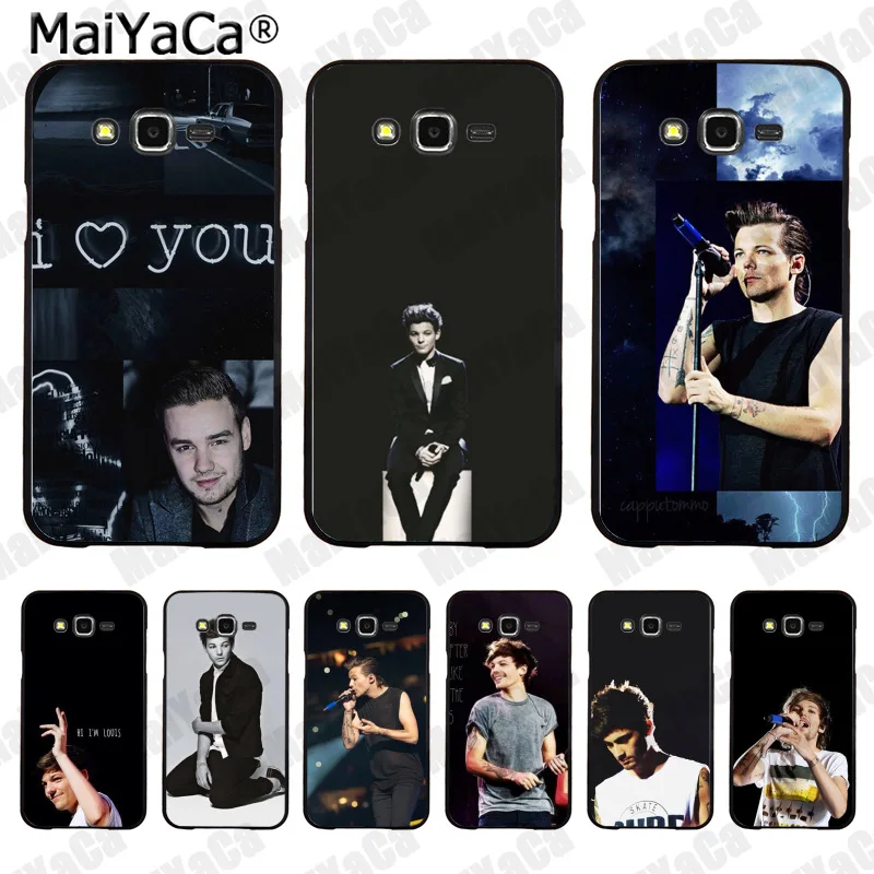 MaiYaCa One Direction 1d Louis Tomlinson Novelty Fundas Phone Case Cover for Samsung J1 J5 J7 J3 Note3 Note4 Note5