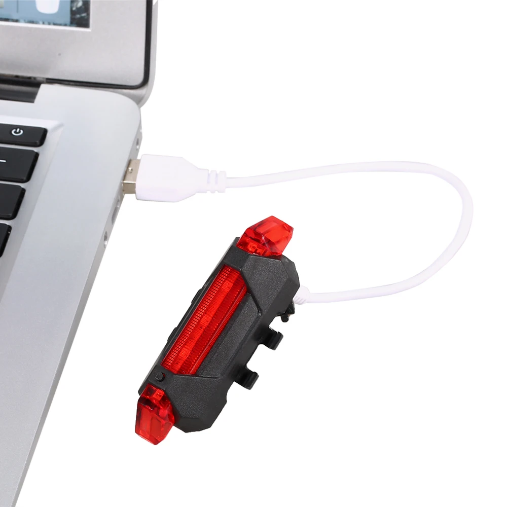 USB Перезаряжаемые хвост светильник для велосипеда супер яркий светодиодный