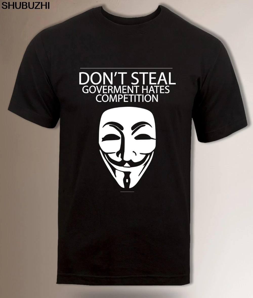 Disobey Vendetta Anonymous Mask Retro Cool Vintage Retro T Shirt 417