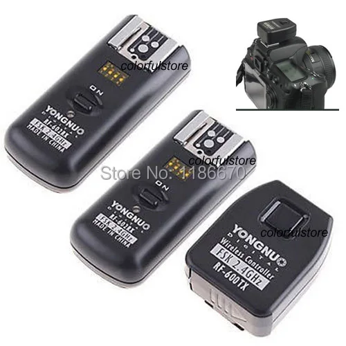 Бесплатная доставка! Триггер для вспышки RF602 C3 Canon EOS 1D 1DS 5D MARK II III 5D2 5D3 7D 50D 40D 30D 20D 10D