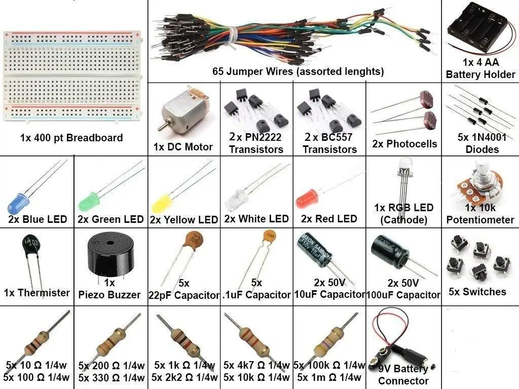 Основные характеристики электроэнергии для Arduino Project базовый обучающий