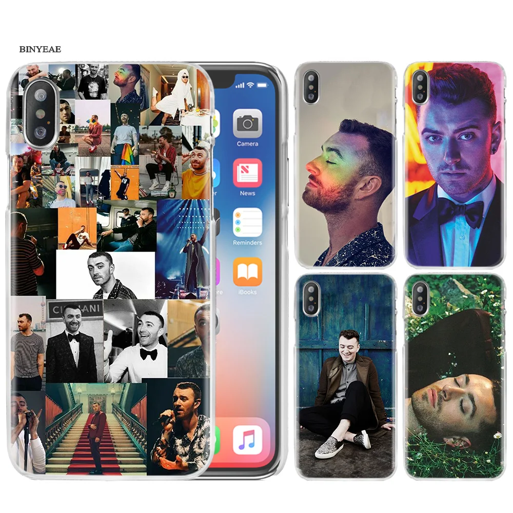 

Transparent Hard PC Plastic Phone Case Cover for iPhone XS Max XR 7 8 6 6s Plus X 5 5s SE 5C 4 4S Sam Smith Shell Coque Fundas