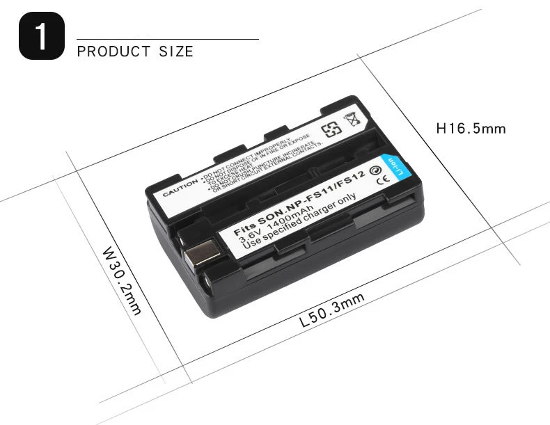 Dinto 1 шт. 1400 мА/ч, NP-FS10, NP-FS11 NPFS11 NP-FS12 замена цифровой Камера Батарея для sony CCD-CR1 DCR-PC3 DSC-P1 F55V