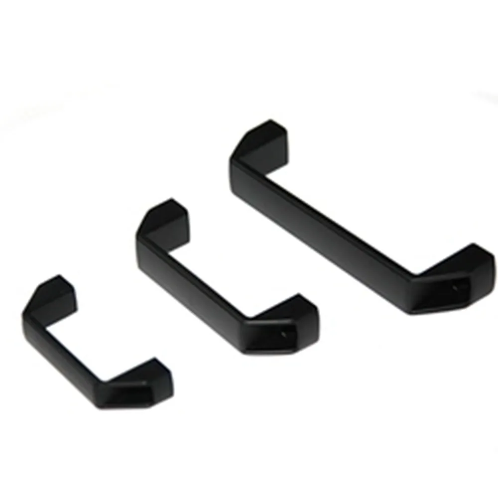 알루미늄 캐비닛 핸들 블랙 슬리버 나일론 합금 90mm 120mm 180mm 도어 액세서리 DIY 3D 프린터 부품