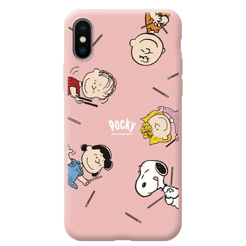 

Cute Pocky Dog Liquid Silicone Phone Case for iPhone XS MAX XR X Capa Soft TPU Back Cover for Huawei P30 P20 PRO for Xiaomi 8 9