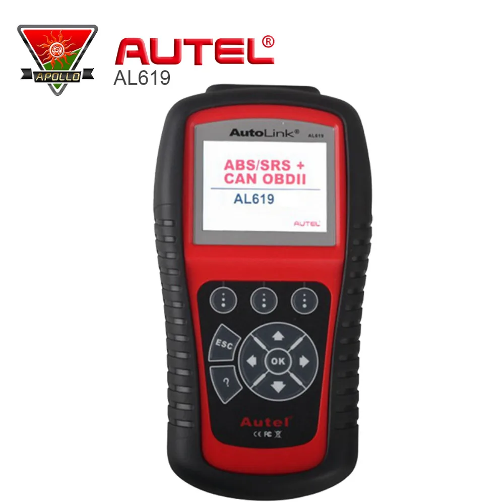 

Best Price Original Autel AutoLink AL619 Version OBDII CAN ABS And SRS Scan Tool AS like ML619