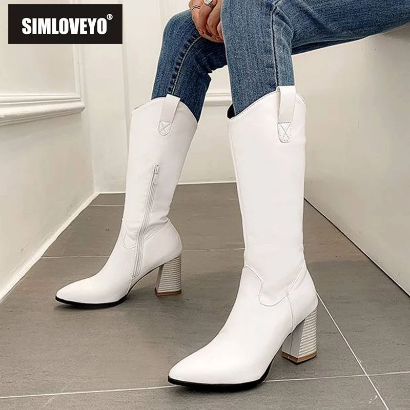 cool white boots