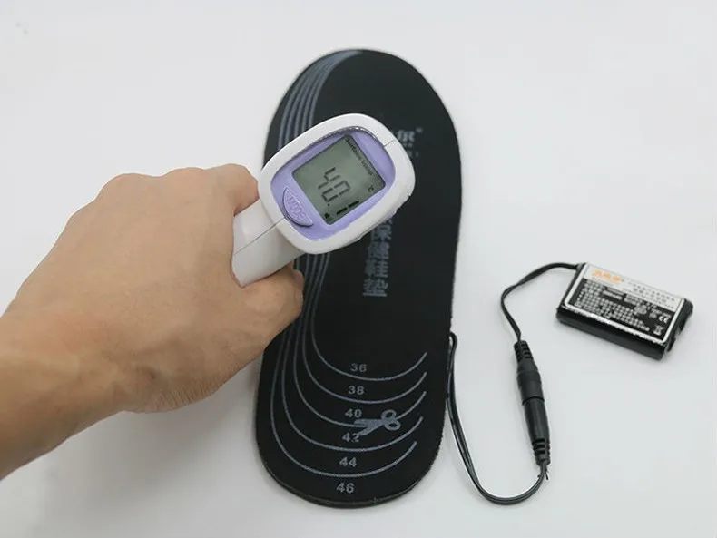 3.7V 2000mAh Electric Heating Insole Rechargeable Battery Heated Insoles Foot Warming Shoe Soles for Winter Outdoor Sport & Work (11)
