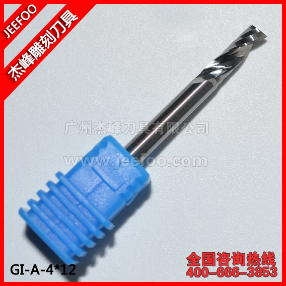 

4*12 Single Flute Sprial Bit /Computer Carving Knife / Engraving Tools A Series