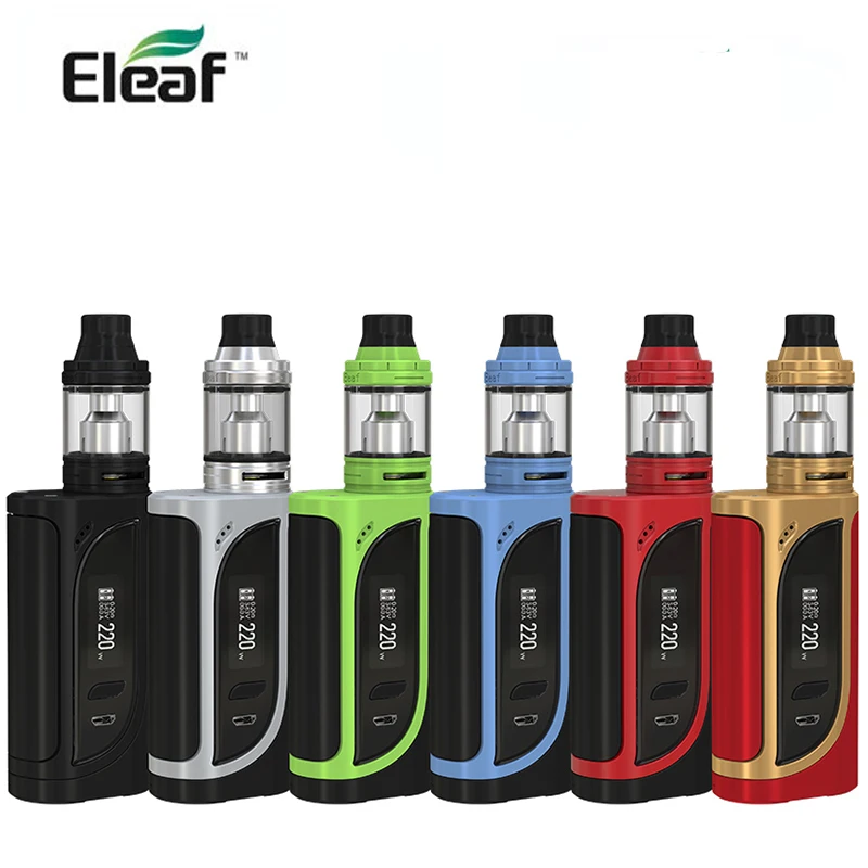 Eleaf iKonn 220 бокс мод vape с атомайзером ELLO Вт Питание от двух батарей 18650 испаритель|mod