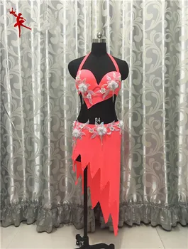 

Bellydance oriental Belly Indian gypsy dance dancing costume costumes clothes bra belt chain scarf ring skirt dress set suit 029