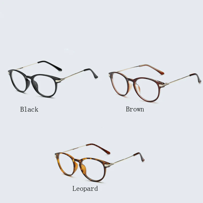 Iboode мужские и женские очки для близорукости HD прозрачные линзы Близорукие Очки ультралегкие зеркальные металлические оправы Gafas диоптрия-0.5to-6,0
