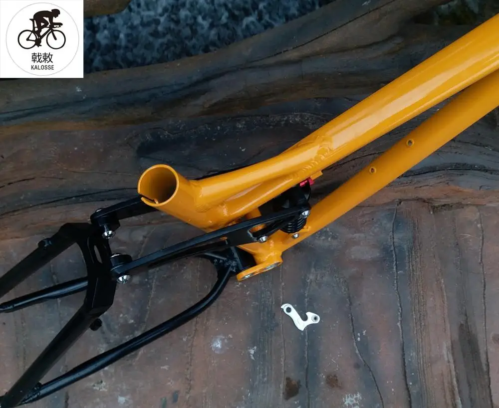 Best Kalosse adults  mountain  bicycle frame  27.5X17 inch soft-tail  190mm travel  27.5er mountain  bike frame 2