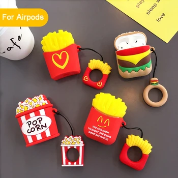 

Earphone Case For Airpods Case Silicone Cartoon Cute Headphone Covers For Air Pods Cases For Apple Earpods Earbuds Accessories 2