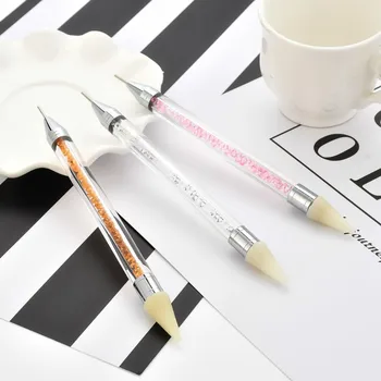 

NEW Double-ended Nail Rhinestone Picker Wax Pen Nail Gel Nail Manicure Tool Rhinestone Dotting Pencil Nail Art tools