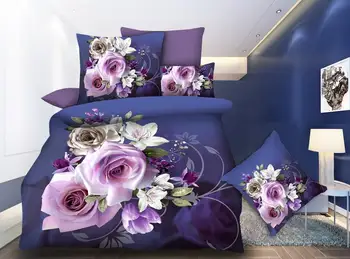 

BEST.WENSD Printed bedding set luxury bed comforter Home bedding 3/4pcs bed sets 3d bedding sets sheet&pillowcase &duvet cover