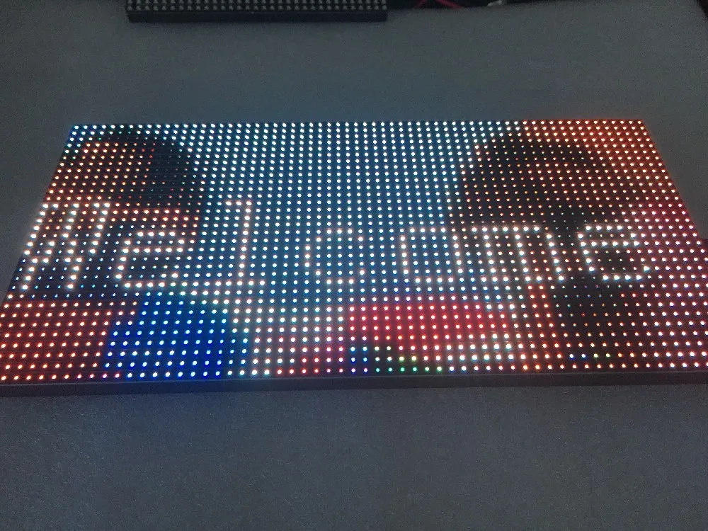 64x32 пикселей RGB P7.62 LED модуль в помещении 488x244 мм видео настенные светодиодные панели