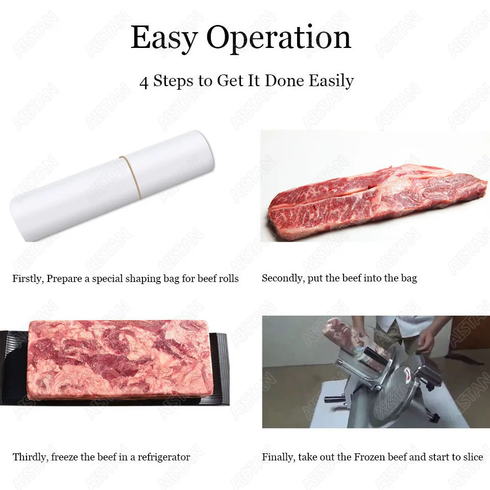 MS300ST Electric Semi-automatic commercial meat slicer/meat cutter machine for restaurant