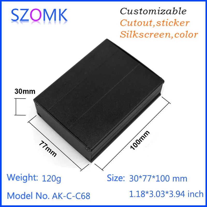 szomk aluminum box for electronic project aluminum extrusion case anodized aluminum enclosure case junction ox extruded aluminum project box   (3).jpg