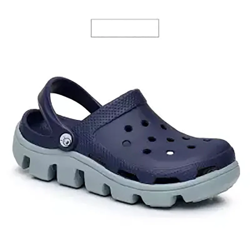 Для мужчин сандалии отрытые туфли мужской crocse Сабо Sandalias zapatos de hombre с рисунком «крокодил» Туфли-сандалии, мужские тапочки сандалии Большие размеры Новые - Цвет: as pic