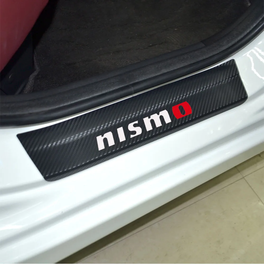 Накладки на пороги из углеродного волокна для Nissan NISMO Skyline Teana Tiida x-trail Qashqai Juke Almera, автомобильные аксессуары