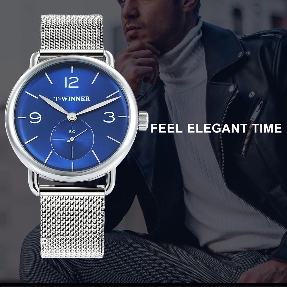 رفاهية العلامة التجارية رجل الساعات الأزياء الميكانيكية ووتش شبكة حزام الأزرق البحرية الهاتفي عارضة الأعمال رقيقة جدا ساعة اليد رجل رفاهية العلامة التجارية رجل الساعات الأزياء الميكانيكية ووتش شبكة حزام الأزرق البحرية الهاتفي عارضة الأعمال رقيقة جدا ساعة اليد رجل